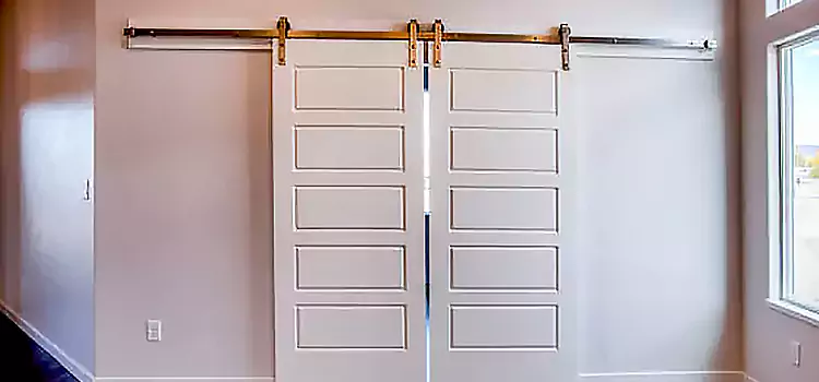 Glass Barn Door with Installation Hardware Kit Wright