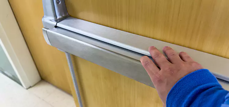 Installing a Push Bar on a Door Wright